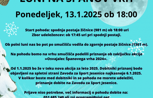 Rezultati akcije Osvajalec Španovega vrha